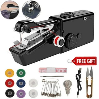 WBHD Home Sewing Machines for Adults Hand Sewing Machine Portable Crafts  Cordless Mini Handwear Fabrics Sewing Machine Accessories and Tools :  : Home & Kitchen