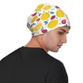 thumbnail image 4 of Naloa Strawberry Lemon Soft Beanie Hat, Knit Beanie Daily Beanie in Fine Knit for Women Men Winter Travel, Outdoor, 4 of 7