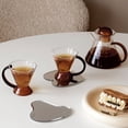 thumbnail image 4 of Mirror Coaster Irregular Plastic: 3PCS Cup Mat Kitchen Drink Coaster Tea Cup Pad, 4 of 10