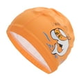thumbnail image 6 of Unique Bargains 1 Pc Elastic Whale Pattern Swim Cap Orange, 6 of 6