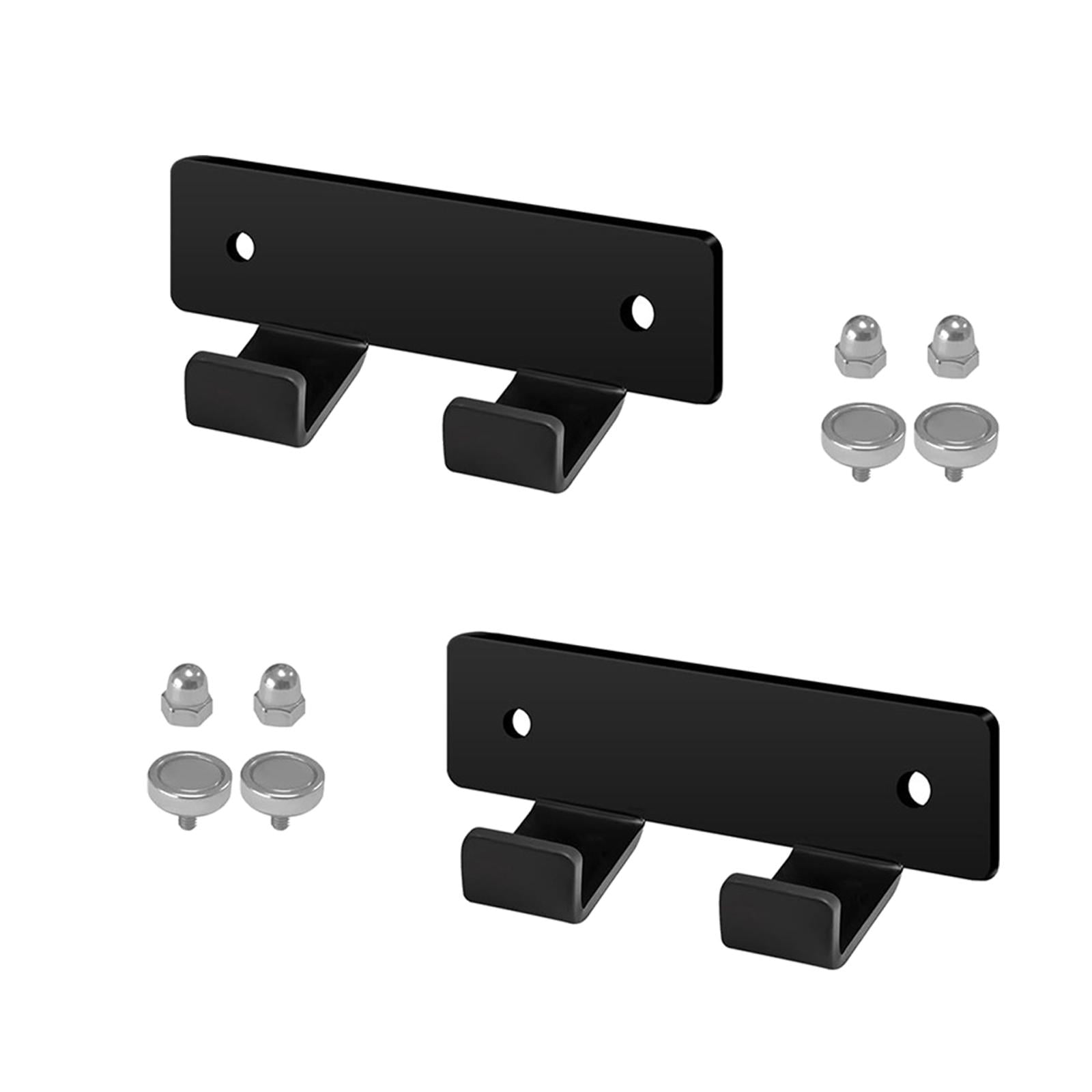 2 Pieces Storage Rack Magnetic Hooks Heavy Duty Steel Attachment for Workshop Drill Press Lathe Use