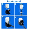 thumbnail image 5 of Rotatable Power Receptacle AC110V Power Outlet Socket for 5 15R Configuration for Industrial Use, 5 of 8