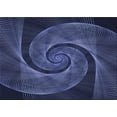 thumbnail image 1 of Ahgly Company Machine Washable Indoor Rectangle Transitional Night Blue Area Rugs, 4' x 6', 1 of 7