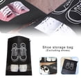 thumbnail image 3 of Non-woven Shoes Bag Waterproof Dustproof Travel Bag Portable Tote Drawstring Bag For Shoes H8l4, 3 of 5