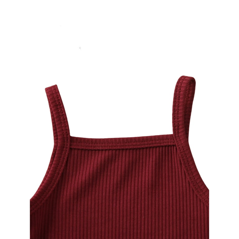 Musuos Baby Camisole Onesie Spaghetti Strap Bodysuit Sleeveless Tank Tops  One-Piece