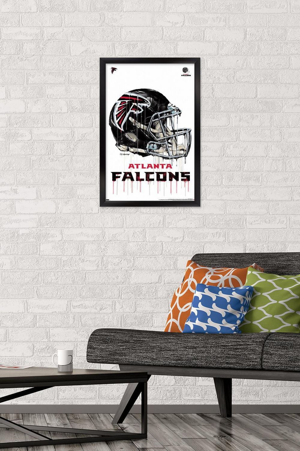 NFL Atlanta Falcons - Drip Helmet 20 Wall Poster