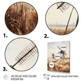 thumbnail image 3 of Designart "Sepia View of Vintage Windmills II" Architecture Canvas Wall Art - Industrial Grey Wind Turbines Entryway Wall Art, 3 of 6