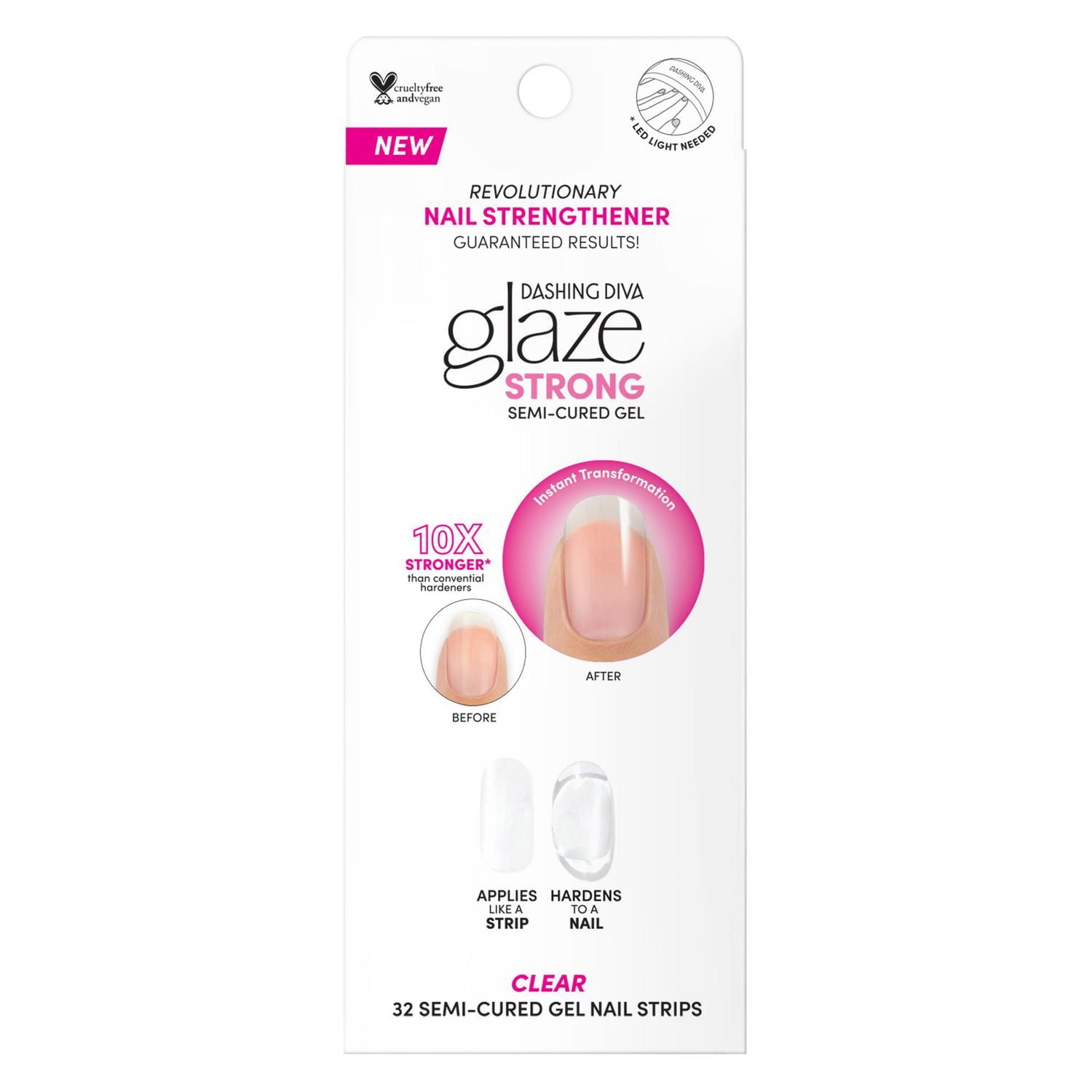 DASHING DIVA-GLAZE STRONG CLEAR, GLAZE STRONG