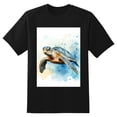 thumbnail image 2 of Plus Size Shirt for Women Black Tops for Women Short Sleeves Shirt for Women Turtle T Shirt Crewneck Shirt for Women XL, 2 of 5