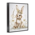 thumbnail image 3 of Stupell Industries Whimsical Baby Rabbit Black Framed Giclee Art design by Ramona Murdock, 14 x 11, 3 of 8