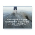thumbnail image 6 of Scripture Walls For God Gave Us A Spirit 2 Timothy 1:7 Bible Verse Canvas Christian Wall Art Ready to Hang Unframed, 6 of 7