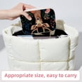 thumbnail image 6 of Deer Portable Velvet Earring Organizer with Removable Compartment, Necklace Holder, Jewelry Organizer, and Decorative Gift Box, 6 of 7