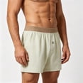 thumbnail image 4 of Jamicy Underwear Briefs for Men 3 Pack Sleep Pajama Bottom Sports Underwear Elastic Waist Lounge Underwear Loose Fit Boxer Shorts, 4 of 8