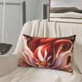 thumbnail image 5 of Uemuo Red Leaf Flame Fox Print Throw Pillow Case – Cozy & Soft Cushion Cover, Hypoallergenic Pillow Case for Sleeping, Perfect for Women with Envelope Closure-20"x30", 5 of 6