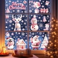 thumbnail image 3 of 155 Pieces White Snowflake Window Clings for Glass Windows Christmas Decorations Indoor - DIY Snowflakes Vinyl Clings Window Decal Stickers Winter Wonderland Holiday Xmas Ornaments Decorations, 3 of 6