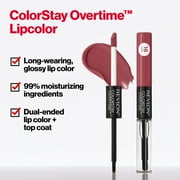 Revlon ColorStay Overtime Longwearing Gloss Lipstick with Vitamin E, 380 Always Sienna, 0.07 fl oz