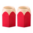thumbnail image 2 of LShunze 2 Pcs Pen Holders Pencil Storage Organizer Cute Desktop Pen Cup Colorful Vase Pencil Pot Cartoon Stationery Rack Classroom Home Office Supplies Desktop Decor, 2 of 8