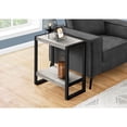 thumbnail image 5 of Contemporary Home Living 23.75" Gray and Black Farmhouse Rectangular Accent Table, 5 of 5