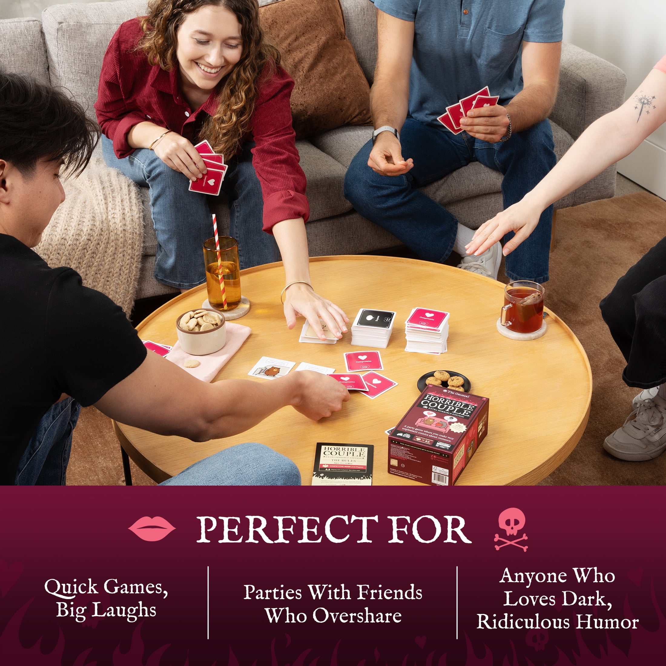 Horrible Couple – Party Game For 2-8 Players, From The Creators of Horrible Therapist | A Funny Game Night with Friends, Card Game for Adults On Date Night, Anniversary Gift
