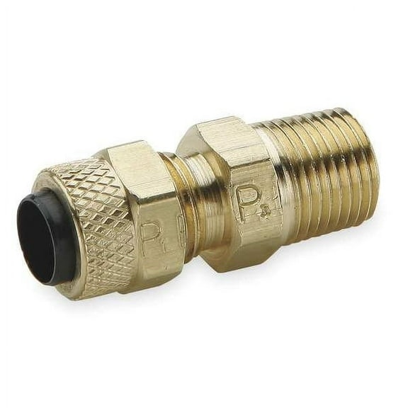 Parker 5/16" Compression x 1/8" MNPT Brass Connector 10PK 68P-5-2