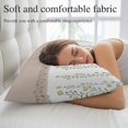 thumbnail image 5 of Beige Floral Pillow Covers 20x26 Inch Standard Size, Spring Summer Botanical Flowers Decorative Pillowcase with Zipper, Microfiber Pillow Protector, Breathable Pillowcases for Sofa Bed Living Room, 5 of 9