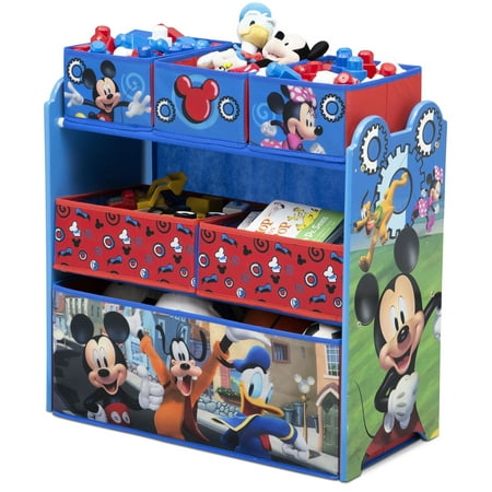 Disney Mickey Mouse Multi-Bin Toy Organizer by Delta Children