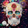thumbnail image 1 of Kit Con Forma Especial Parcial DIY 5D Del Calavera (XD053), 1 of 9