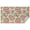 Multicolor Ethnic Paisley, variant on White Geometric Diamond Wave Pattern Rectangle Tablecloth 60"x84",Waterproof Polyester Rectangle Table Cloth, Wipeable Spillproof Polyester Tablecloth for Dining, Camping, Indoor and Outdoor