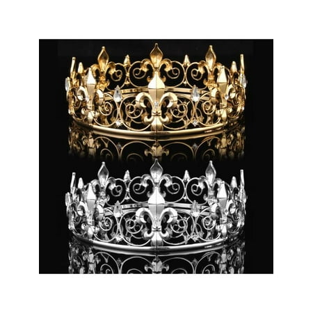 - Rhinestone King Crown Tiara Wedding Pageant Bridal Diamante Headpiece Jewelry