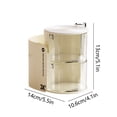 thumbnail image 3 of Clearance Under $5 Boovnll Cosmetic Organizer, Clear Plastic Compact Multiple Compartment Makeup Organizer Countertop for Brushes, Eyeshadow Palettes & Beauty Supplies, Makeup Organizer, 3 of 6