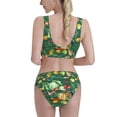 thumbnail image 5 of High Waisted Bikini Sets For Women, Vegan Swimsuits Tummy Control, Two Pieces Bathing Suit, 5 of 8