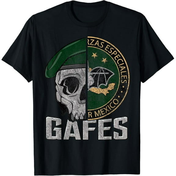 Sam Soft Gafes Mexican Special Force Fuerzas Especiales Patriot T-Shirt
