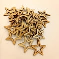 thumbnail image 2 of Pedazos de madera de la pieza de la forma de la estrella Sunnimix 80 Piezas, 2 of 8