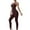 Coffee, variant on YABCSAZ Womens Yoga Jumpsuit Sleeveless Backless Casual Slim Running Onesie Workout Rompers Athletic Romper One Piece Outfits Exercise Jumpsuits Gym Yoga Clothes