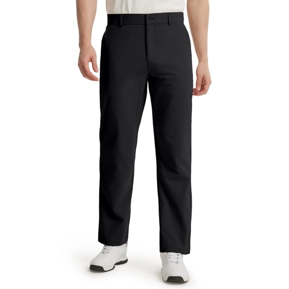 MASKERT Men's Golf Pants 30-inch Lightweight Quick-Dry Stretch Trousers for Business Travel or Weekend Casual Wear