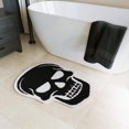 thumbnail image 1 of Decoración de baño de Halloween, alfombra con forma de Halloween, divertida alfombra de baño antideslizante con dibujos de calabaza vampiro, alfombra de baño de felpa, alfombras de ducha lavables, 1 of 5