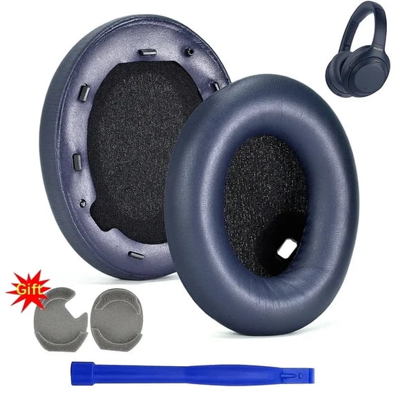 Replacement Ear Pads Cushions for WH-1000XM4 Headphone Soft Memory Foam Earmuffs