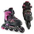 thumbnail image 4 of Adjustable Inline Skates with Illuminating Wheels For Kids Boys Girls Ladies, 4 of 7