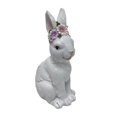 thumbnail image 2 of Figura de conejo de Pascua, estatua de conejo, hermosa pieza coleccionable para centro de mesa de Pascua Allanamiento, 2 of 9