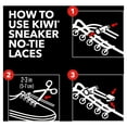 thumbnail image 6 of KIWI Sneaker No-Tie Shoe Laces, Black N' White (1 pair), 6 of 16