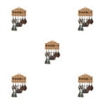 thumbnail image 3 of Pendientes de borla Vintage bohemio Minnieouse 12 Uds aleación grande, 3 of 6