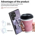 thumbnail image 2 of SaniMore Compatible with Samsung Galaxy S23 Ultra Case, Wallet Stand Elastic Credit Card Slot Magnetic Car Mount Ring Holder Premium PU Leather Protection Cover for Galaxy S23 Ultra 6.8-inch, Purple, 2 of 9