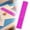 Purple, variant on Bright Blue 15cm Metric Plastic Measuring Ruler, Portable Pocket Craft Drafting Tool for Graphic Design Layouts, Lightweight Office Stationery Ruler (15.6cm/4.13in × 3cm/1.18in)