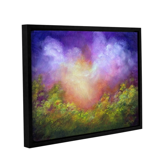Healing-Garden Gallery Wrapped Floater-framed Canvas by Marina Petro