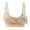 Beige, variant on Women's Fashion Solid‑Color Maternity Nursing Bra, Front Open‑Button Breastfeeding Bra, Adjustable Straps Soft Breathable Support Bra for Home Sleep Daily Commuting formal Dress Matching Beige XL