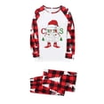 thumbnail image 5 of Matching Family Pajamas Christmas Cute Print Blouse Tops And Pants Set Long Sleeve Matching Mom And Daughter Outfits Christmas Family Gifts Mom Pajamas M, 5 of 5
