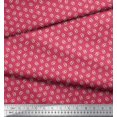 thumbnail image 3 of Soimoi Poly Georgette Fabric Dot & Pretzels Food Decor Fabric Printed Yard 52 Inch Wide, 3 of 3