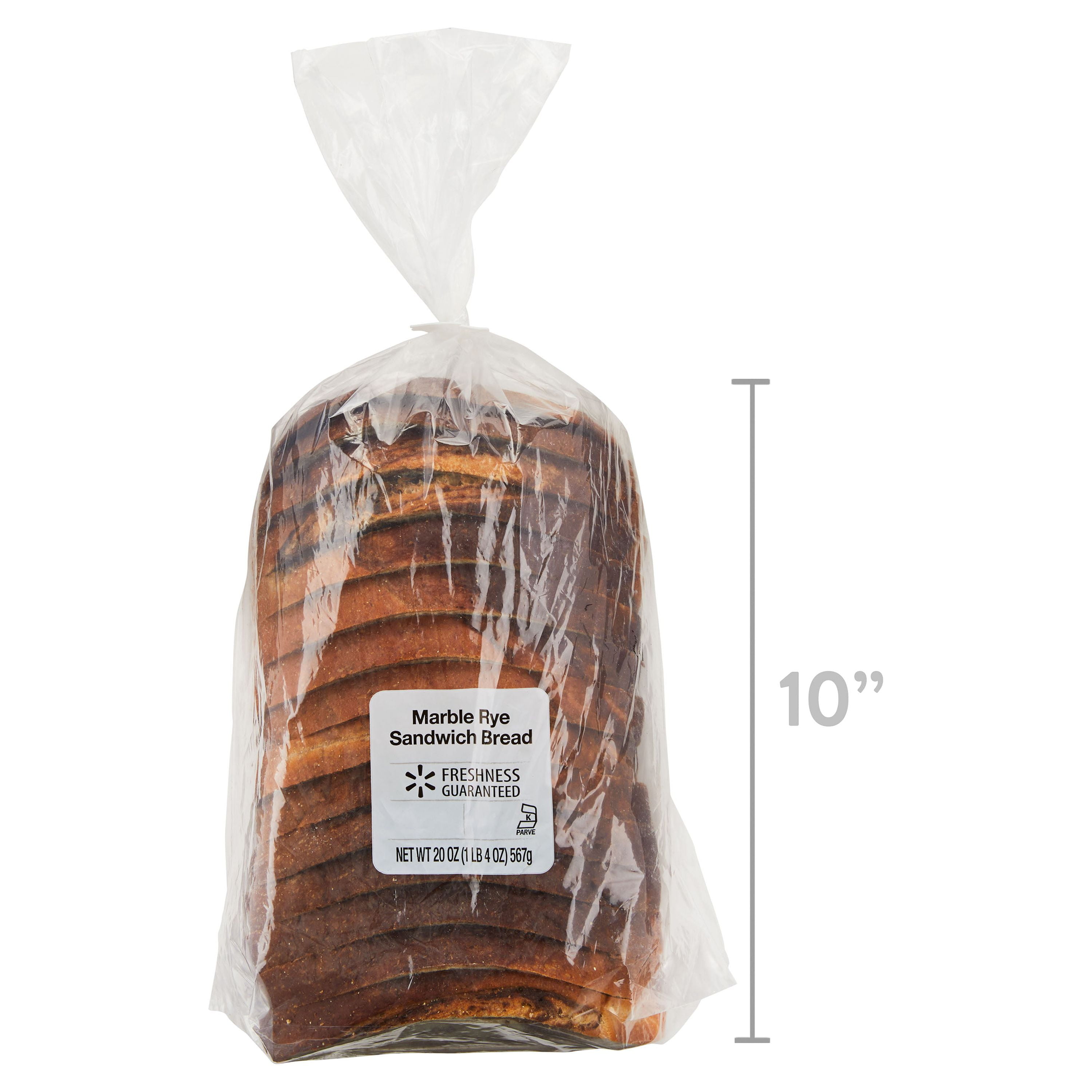 Freshness Guaranteed Marble Rye Sandwich Bread, 20 oz, 1 Loaf