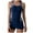 Blue, variant on One Piece Swimsuit Women Tummy Control Women's Swimwear Womens Athletic Swimsuits Boyleg Racerback Bathing Suit Full Coverage Swimwear Sport Lap Swimsuit