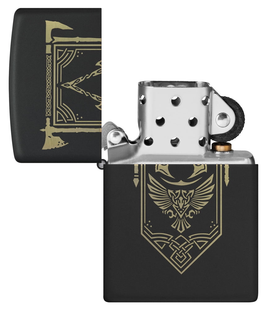 Zippo Assassin's Creed Design Black Matte Pocket Lighter